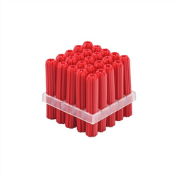 Elecsupp ESC ICCONS Framed Wall Plug 6x38mm Red (1000 Box/40Blocks)