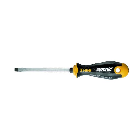 Felo 400 Ergonic Screwdriver Flat 6.5 x 1.2 x 150mm Hardened Tip