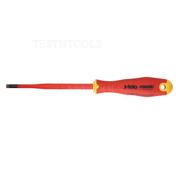 Felo 413 Ergonic E-slim Screwdriver Flat 6.5 x 1.2 x 150mm Insula