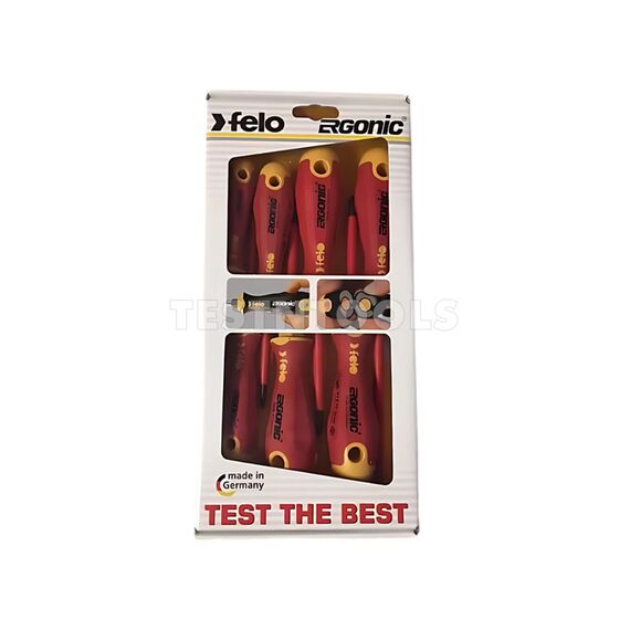 Felo 413 Series Screwdriver Set 7pc Insulated