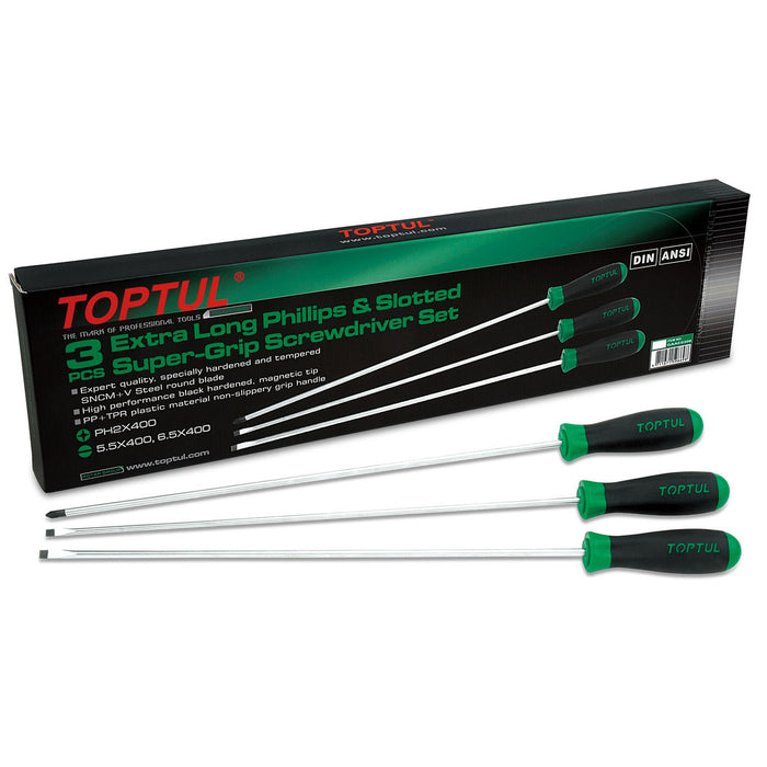 Scewdriver Set Extra Long 3pc
