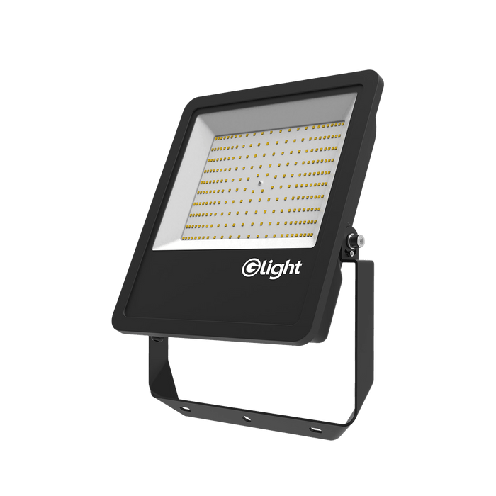 MOTION SENSOR LED FLOOD LIGHT 200W IP66 5000K NON DIM BLACK