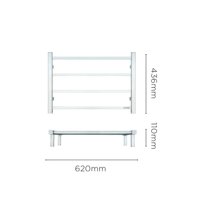 Goldair Towel rail sq 4 bar designer