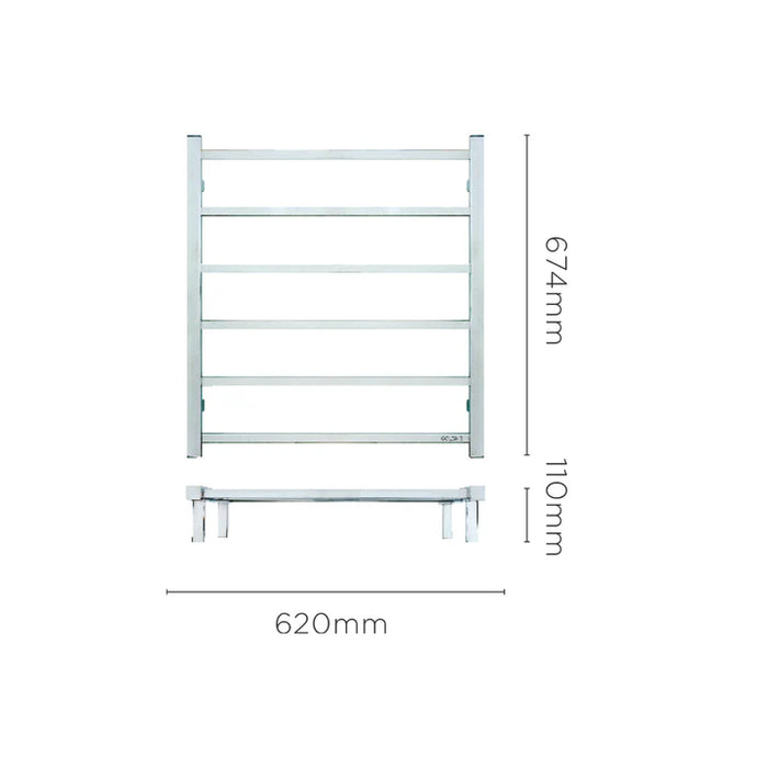 Goldair Towel rail sq 6 bar designer
