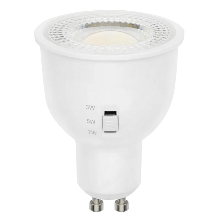 SAL LED Lamp GU10 240V Selectable Power 7/5/3W 3/4/6k Dimmable