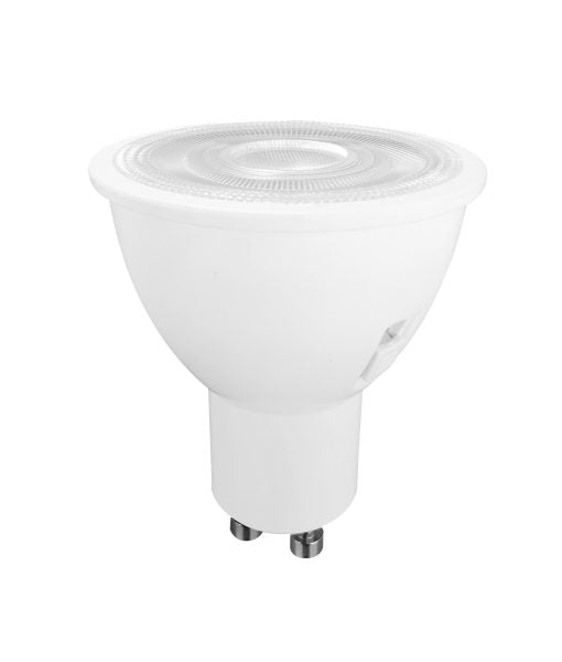 CLA GLOBE LED GU10 6W TRI 3K/4K/5K 60D IP20 L60mm x OD50mm (432 - 605 Lumens) WTY 2YR (White finish)