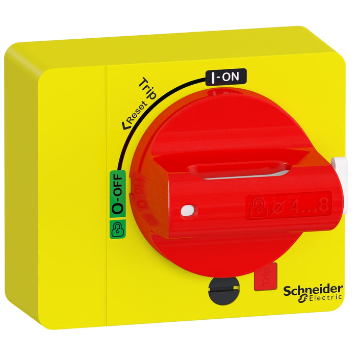 Schneider TeSys GV4 - direct rotary handle red - IP54