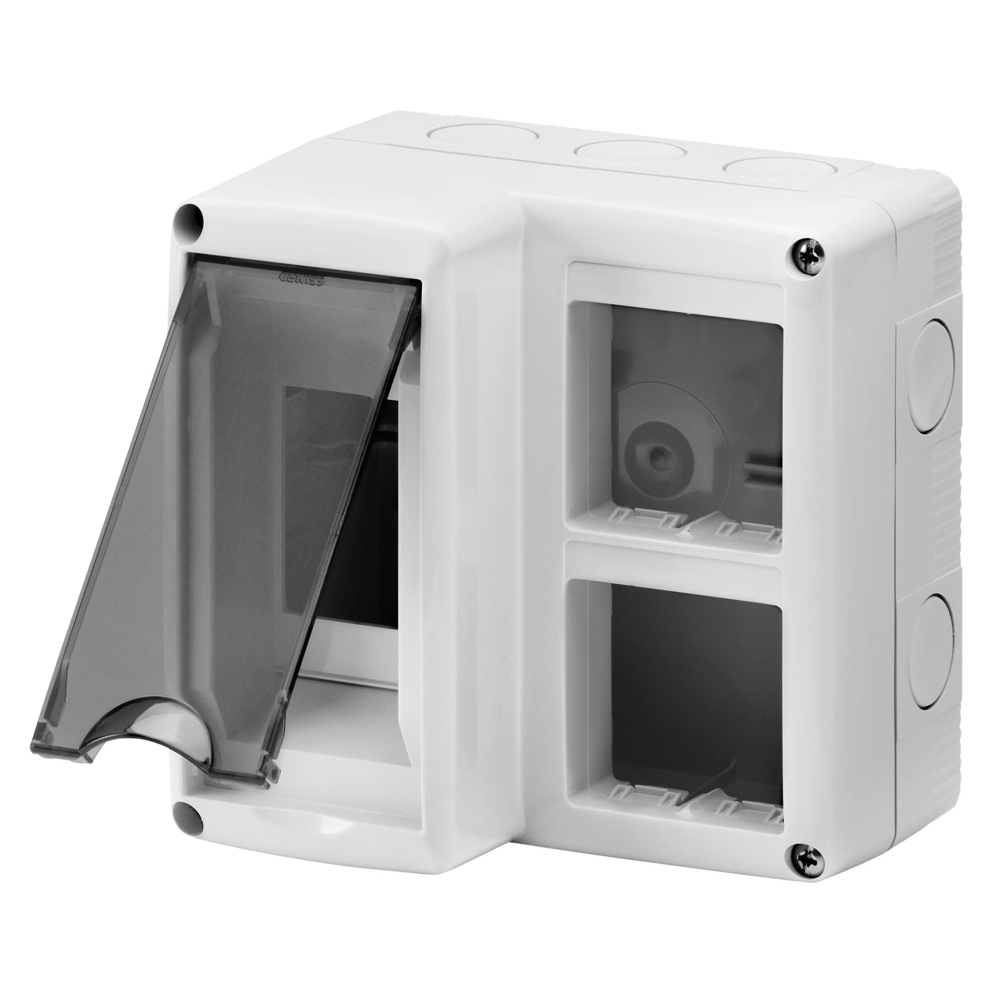 Gewiss Combi System 55 SW/SKT IP55 250V 10A 2PE — Scott Electrical