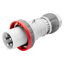 GEWISS IEC309 STR PLUG IP66/67/68/69 RED 415V 6H 63AMPS 3PNE