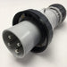 GEWISS IEC309 STR PLUG IP66/67/68/69 BLACK 480/500V 7H 63AMP