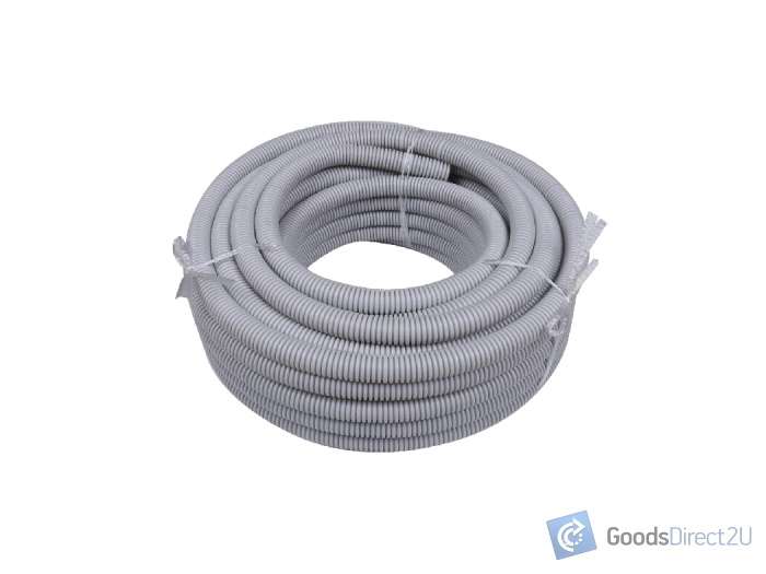 Volt Flexible Conduit 40mm x 10 Meters Grey 30.40