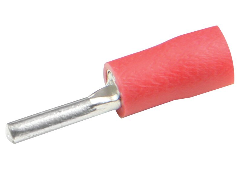 Utilux 25PKT PRE-INSULATED S/GRIP PIN RED