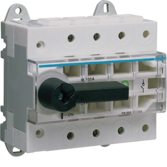 Hager Load Break Switch Visible Breaking 3P 250A