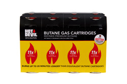 BUTANE GAS 4 PK - BAYOTNET FITTING