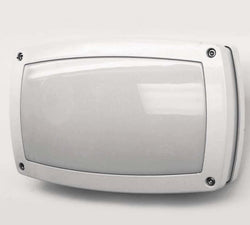 PROLUX LIGHT OUTDOOR WALL E27 ALU & PC WHITE IP54 3K 180X290X88