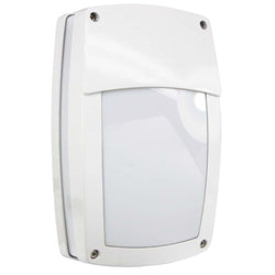 PROLUX LIGHT OUTDOOR WALL E27 ALU & PC WHITE IP54 3K 180X290X88