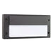 PROLUX LIGHT OUTDOOR WALL 12W ALU & PC BLACK IP54 3K 264X135X90