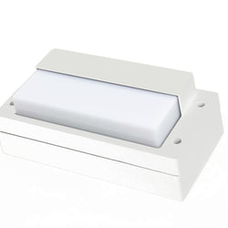 PROLUX LIGHT OUTDOOR WALL E27 ALU & PC WHITE IP54 3K 264X135X90