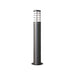 PROLUX LIGHT BOLLARD E27 ALUMINIUM & GLASS BLACK 90X650X143