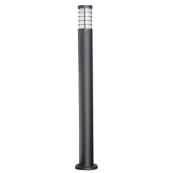 PROLUX LIGHT BOLLARD E27 ALUMINIUM & GLASS GRAPHITE 90X900X143