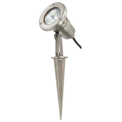 PROLUX LIGHT OUTDOOR GARDEN MR16 SPOT S/STEEL IP65 53X115