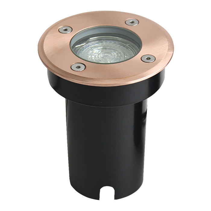 PROLUX LIGHT EXTERIOR INGROUND COPPER MR16 C/W TUBE 90X115