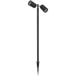 PROLUX LIGHT OUTDOOR GARDEN 2XMR16 SPOT ALU BLACK IP65 65X90X800