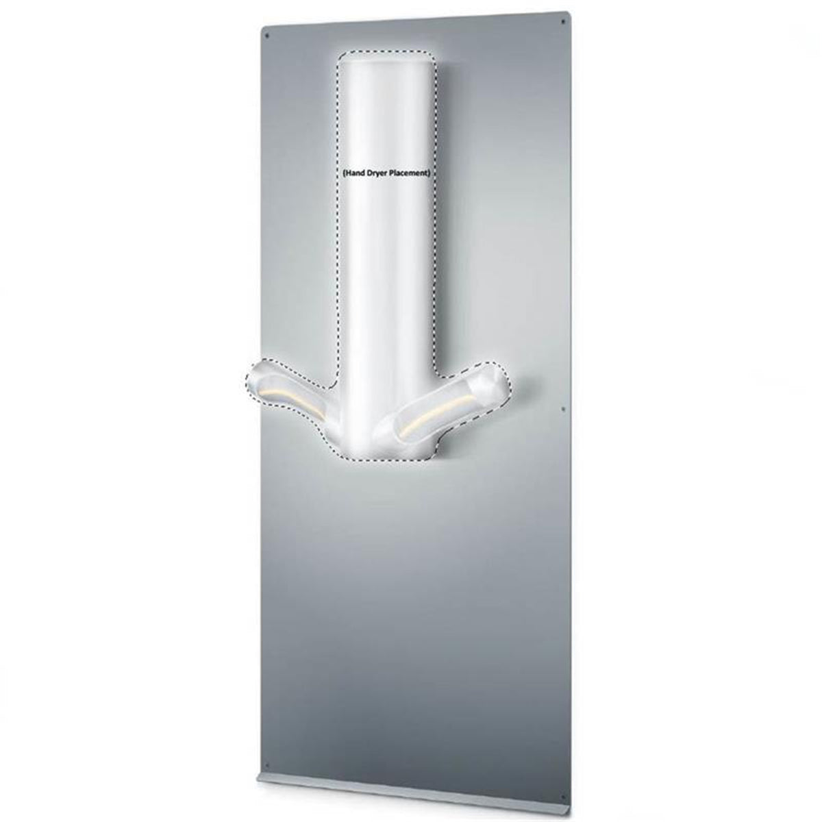 Dyson Airblade 9kJ Back Panel Stainless Steel Brushed — Scott Electrical