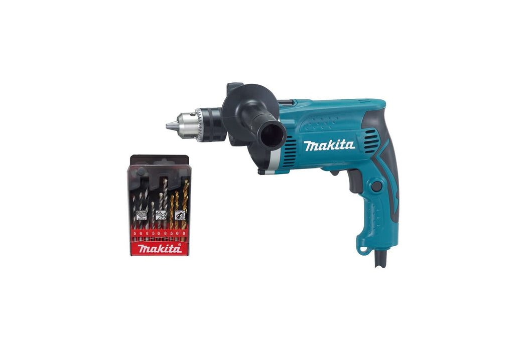 Makita Hammer Drill, 16mm, 710w, VSR, 0-2,800rpm, 0-44,800 b