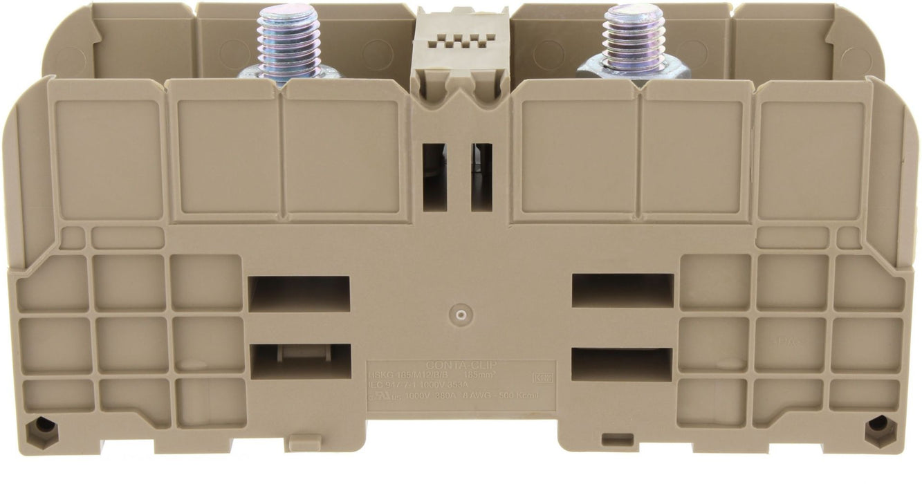 Conta-Clip 2 Stud - 185mm 353 Amp Terminal Block - M12 Stud