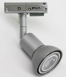PROLUX LIGHT TRACK SPOT 240V GU10 LAMP DIMMABLE SILVER