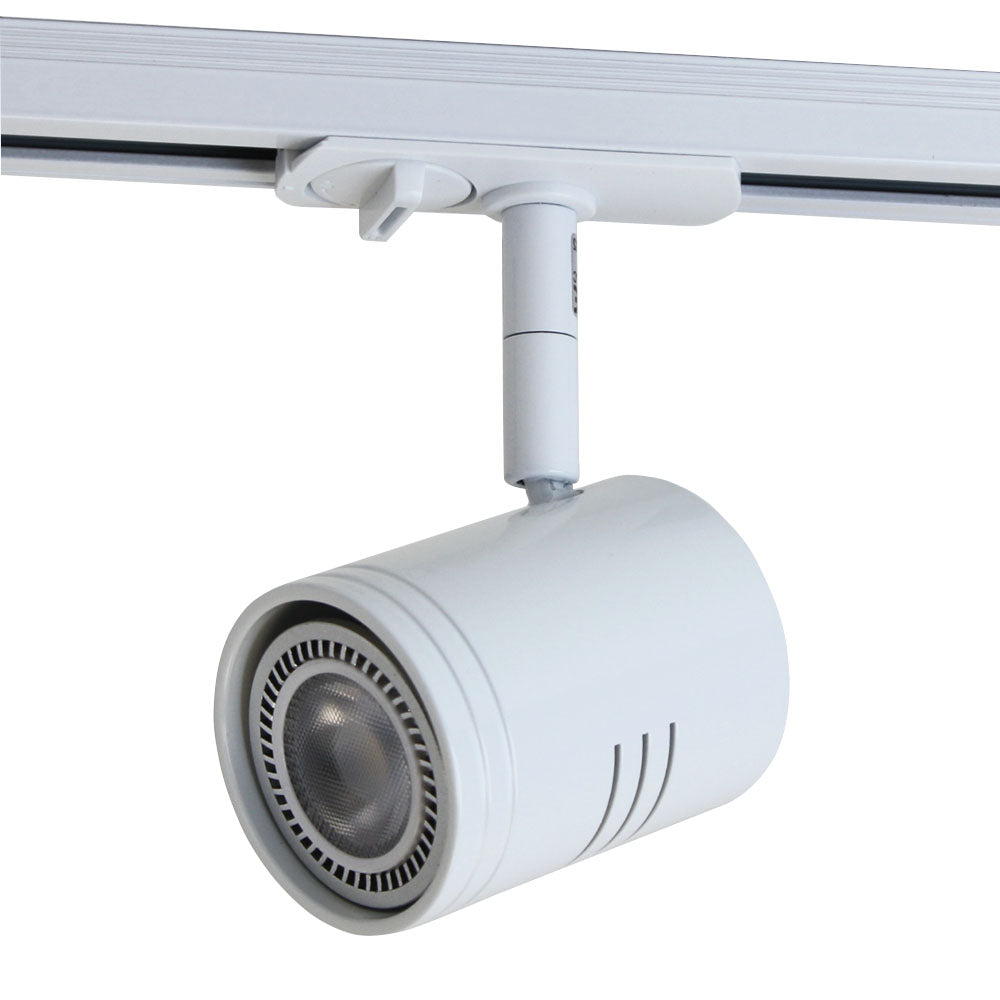 PROLUX LIGHT TRACK SPOT 240V GU10 LAMP DIMMABLE WHITE 78L X 60DIA ...