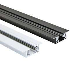 PROLUX TRACK RECESSED SINGLE CIRCUIT BLACK 1M X 32MM W X 35MM H