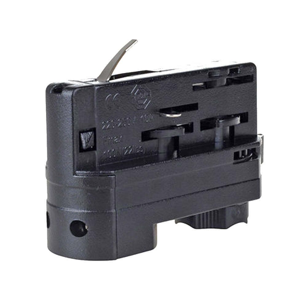 PROLUX TRACK COMMERCIAL 3 CIRCUIT SPOT LIGHT TRACK ADAPTOR BLACK ...