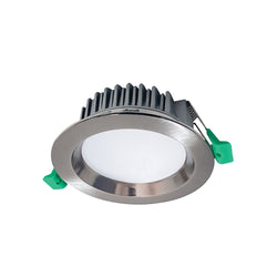 EUROTECH ROUND LED BRUSHED CHROME 3000K/4000K/6000K 230V LED 12W IP44