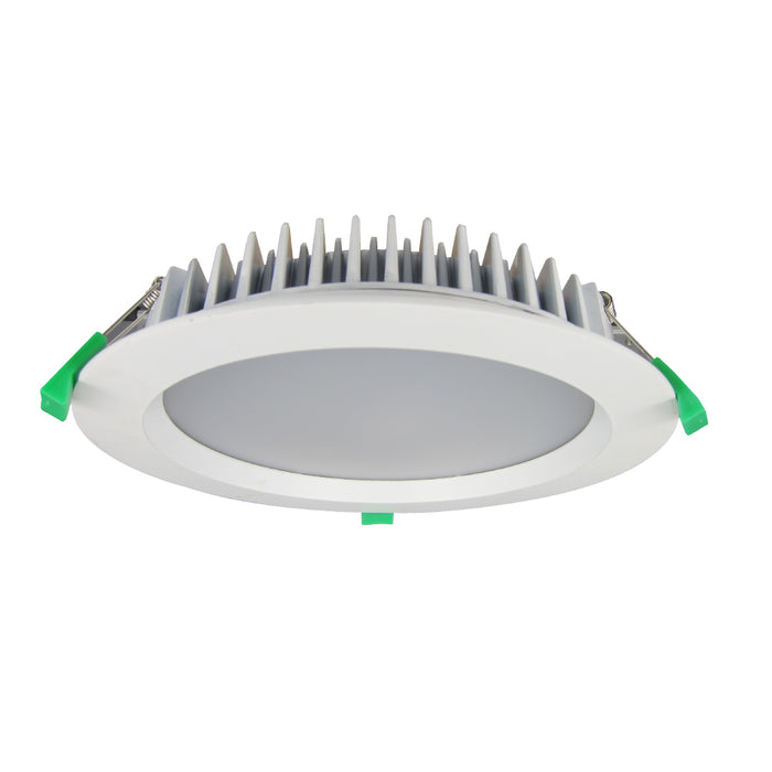 EUROTECH GEO20 - ROUND LED DOWNLIGHT WHITE 3000K 230V LED 20W IP44