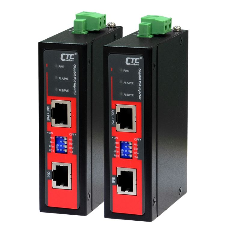 CDL CTCUnion PoE Injector 48VDC 60W 1port — Scott Electrical