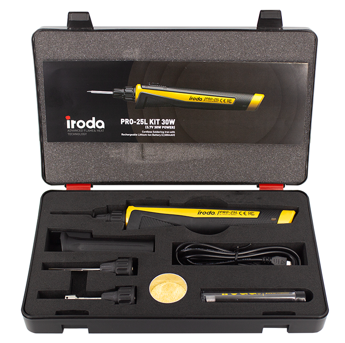 Elecsupp Pro Iroda Cordless Soldering Iron Li-ION (2.5kmAH) KIT