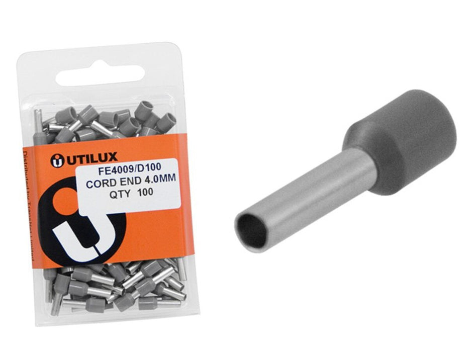 Utilux 100PKT BOOTLACE PIN  4.0mm2