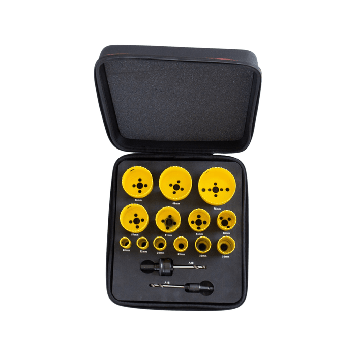 Starrett Bi-Metal Deep Cut Deluxe Kit 20,22,25,29,32,35,38,44,51,57,64,68,76mm A1E,A2E  Plus Paddle Board