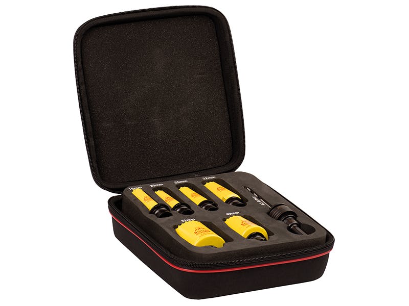 Starrett Ulti Mate Arbor Bi Metal Holesaw Kit in EVA Case