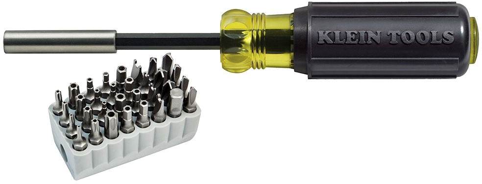 Klein MAGNET SCREWDRIVER WITH 32-PC BIT SET