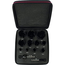 Starrett TCT Fast 13 Piece Holesaw Kit in EVA case