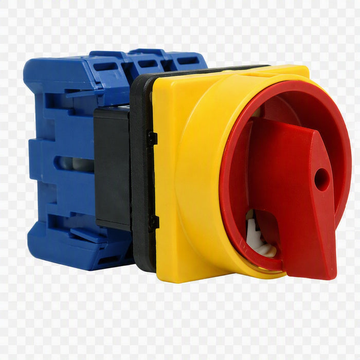 K&N KN324 Switch 63A 22kW Panel Mount V840G Padlock Red-Yellow