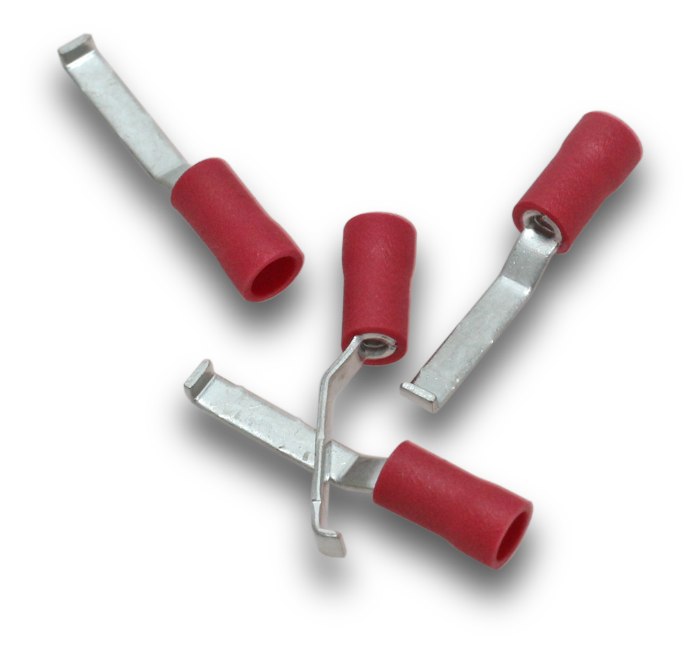 Led Wire Lips Elecsupp Terminal lip blade 1.5mm Red — Scott Electrical