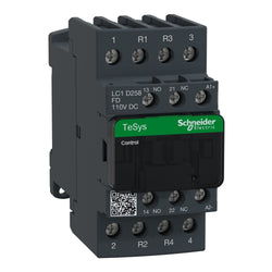 Schneider TeSys Deca contactor - 4P(2 NO + 2 NC) - AC-1 - <lt/>= 440 V 40 A - 110 V DC coil