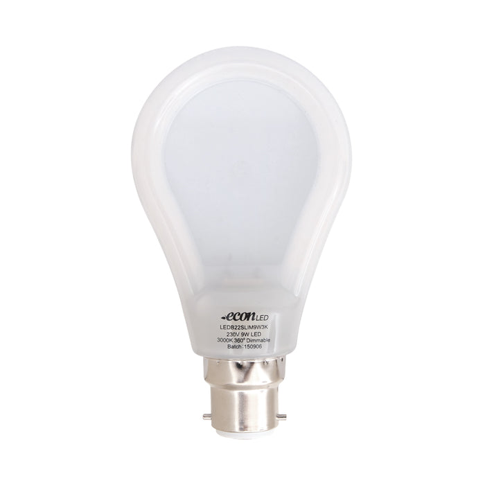 EUROTECH SLIM STYLE B22 LED LAMP 3000K 230V B22 9W
