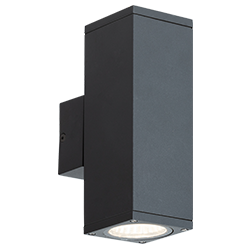 TUTOKO 2X6W 3K ANTHR IP65