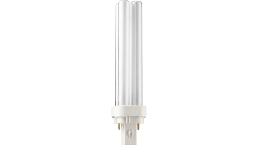 Philips 927905783001 Fluorescent Lamp Master PL-C 2 Pin 18W 830 3000K Single Ended