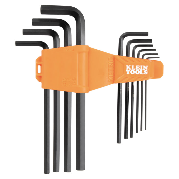 Klein Long Hex Key Set, Metric, 10-Piece